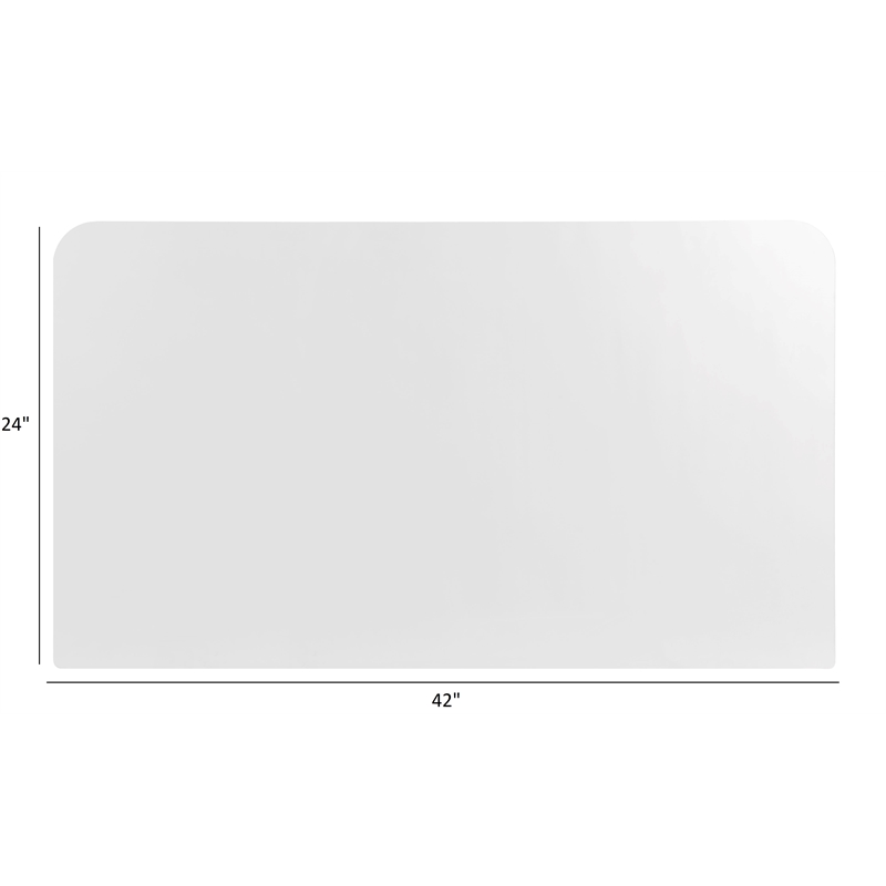 Plexiglass Protection Bureau Transparent- Plaque plexiglas 5mm