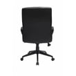 Boss Office Ribbed Back CaressoftPlus Vinyl Task Chair in Black