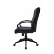Boss Office Ribbed Back CaressoftPlus Vinyl Task Chair in Black