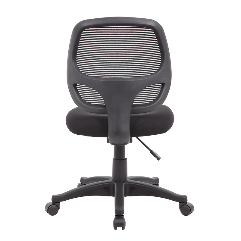 Boss Office Commercial Grade Mesh Task Chair with Lumbar Support in Black
