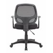 Boss Office Commercial Grade Mesh Task Chair with Lumbar Support in Black