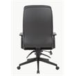 Boss Office High Back Vinyl Executive Chair in Black