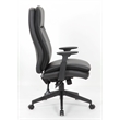 Boss Office High Back Vinyl Executive Chair in Black