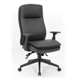 Boss Office High Back Vinyl Executive Chair in Black