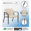 Boss Office Armchair 500 lb. Weight Capacity in Beige