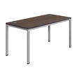 Boss Office Simple System Single Desk in Driftwood