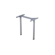 Boss Office Simple System Side by Side Double Desks in Driftwood