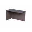 Boss Office L-Shape Desk with Pedestal in Driftwood