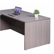 Boss Office L-Shape Desk with Pedestal in Driftwood