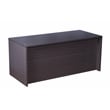 Boss Office L-Shape Desk with 2 Pedestals in Driftwood