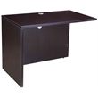 Boss Office L-Shape Desk with 2 Pedestals in Mocha