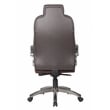 Boss Office Products Executive Hinged Arm Chair in Brown