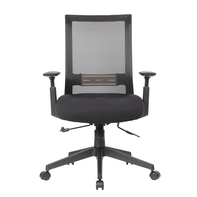 Boss Office Products Nylon Task Chair with Casters in Black