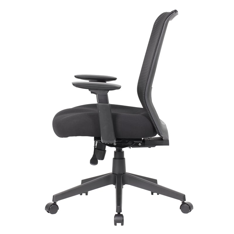 Boss Office Products Nylon Task Chair with Casters in Black