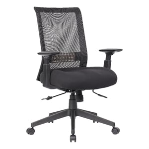 boss office products nylon task chair with casters in black