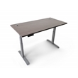 Boss Office Products Motorized Standing Metal Desk Base in Silver