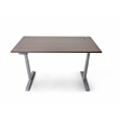 Boss Office Products Motorized Standing Metal Desk Base in Silver
