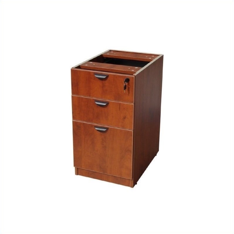 Boss Office Products 3 Drawer Wood File Cabinet In Cherry N166 C