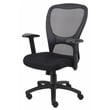 Boss Office Budget Mesh Back Fabric Adjustable Task Office Chair in Black