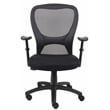 Boss Office Budget Mesh Back Fabric Adjustable Task Office Chair in Black