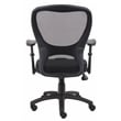 Boss Office Budget Mesh Back Fabric Adjustable Task Office Chair in Black