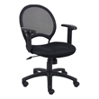 Boss Office Mesh Back Task Office Chair with Adjustable Arms