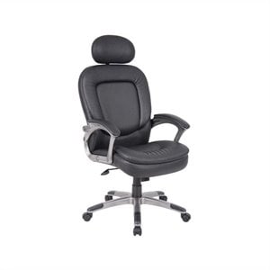 boss office pillowtop executive office chair with headrest