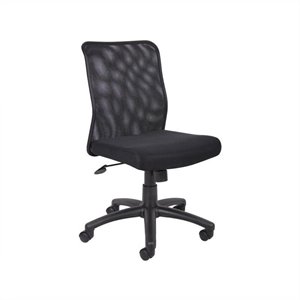 boss office mesh task office chair in black