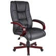 Boss Office High Back Executive Office Chair in Mahogany