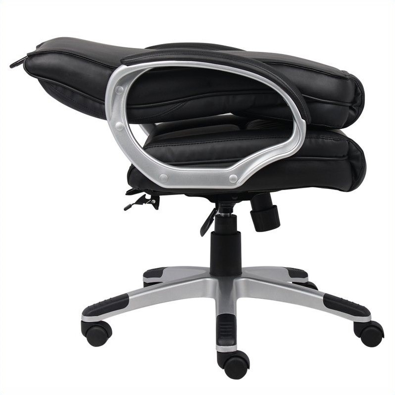 Boss Office Products Ntr Executive Leatherplus Office Chair with Knee