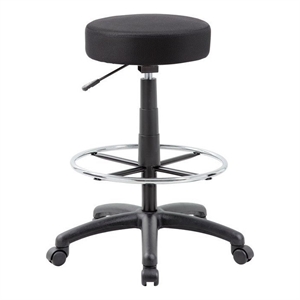 boss office products the dot drafting chair in black