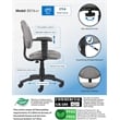 Boss Office Products DX Posture Office Chair with Adjustable Arms in Gray