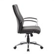 Boss Office LeatherPlus Executive Office Chair in Black
