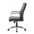 Boss Office LeatherPlus Executive Office Chair in Black