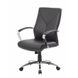 Boss Office LeatherPlus Executive Office Chair in Black