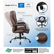 Boss Office Heavy Duty Office Chair in Bomber Brown