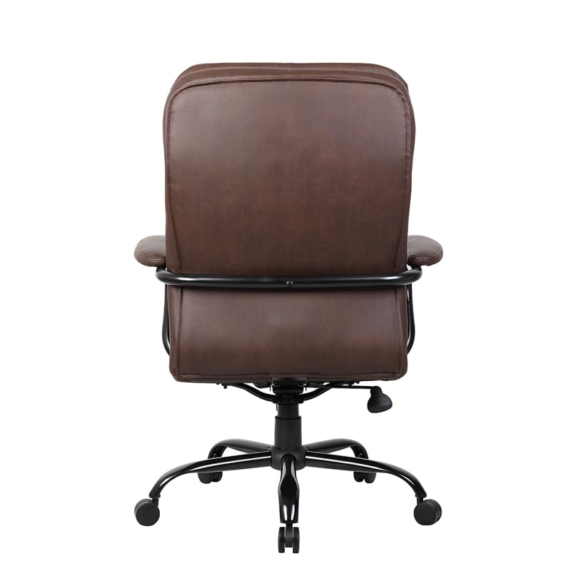 Boss Office Heavy Duty Office Chair in Bomber Brown