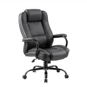 boss office heavy duty executive office chair in black