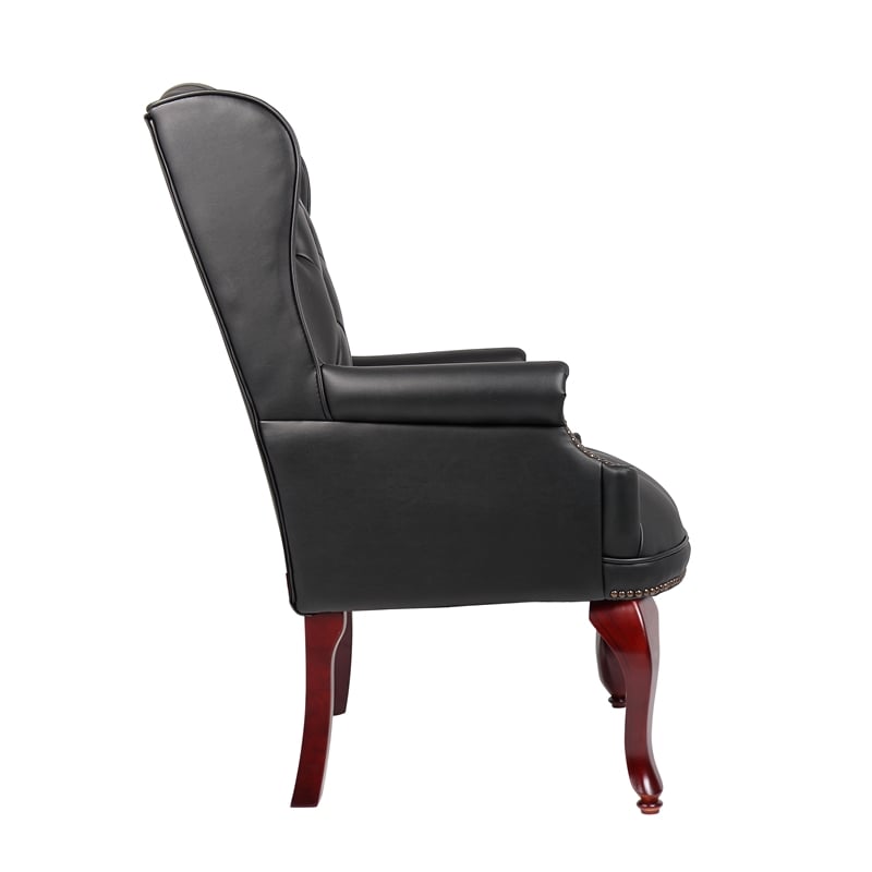 Boss Office Products Guest Office Accent Chair in Black