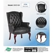 Boss Office Products Guest Office Accent Chair in Black