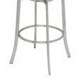 Armen Living Viper Contemporary Faux Leather Counter Stool in Black