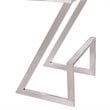 Armen Living Atlantis Modern Faux Leather Counter Stool in White