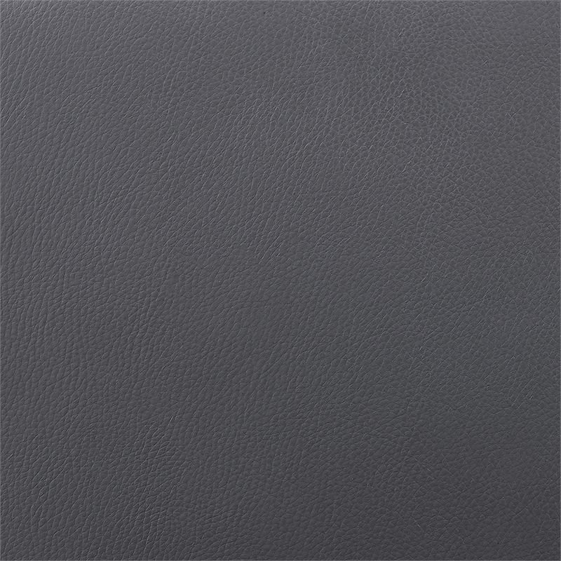 Armen Living Vienna Modern Faux Leather Counter Stool in Gray