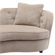 Armen Living Palisade Transitional Fabric Upholstered Sofa in Sand