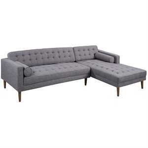 element sectional in dark gray