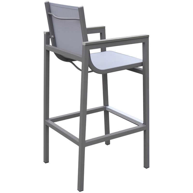 Armen Living Marina Modern Aluminum 31