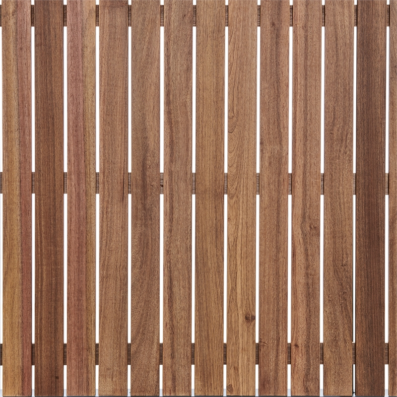 Armen Living Nofi 9-Piece Aluminum & Fabric Patio Dining Set in Taupe/Charcoal