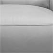 Armen Living Lizette Contemporary Genuine Leather Sofa in Espresso