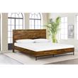 Armen Living Cusco Modern Wood Platform King Bed in Acacia Brown