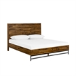 Armen Living Cusco Modern Wood Platform Queen Bed in Acacia Brown